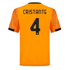 AS Roma Bryan Cristante #4 Bortedrakt 2025-26 Kortermet AS Roma Bryan Cristante #4 Bortedrakt 2025-26 Kortermet